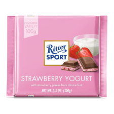 Glatz Kft. Ritter Sport 100g Eper Joghurt csokoládé és édesség