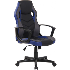 Glendale sportos irodai forgószék gamer szék fekete-kék 314717 forgószék
