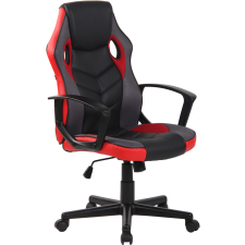 Glendale sportos irodai forgószék gamer szék fekete-piros forgószék