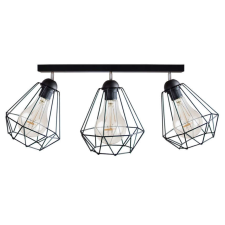 Glimex Diamond Mennyezeti Lámpa - 3x E27 - Fekete világítás