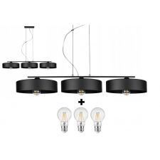 Glimex LAVOR LARGE állítható függőlámpa 3x E27 + ajándék LED izzók világítás