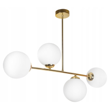 Glimex opál üveg gömb / golyó függőlámpa 4xE27 LISZ Gold (GLIS0092) világítás