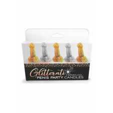  Glittaretti - pénisz gyertya szett (5db) erotikus ajándék