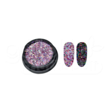 Glitter páva #05 körömdíszítő