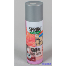 Glitter Spray SPRING 150 ml dekorációs fújós spray - Ezüst dekorációs kellék