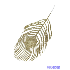  Glitteres ág 63 - Arany dekorációs kellék