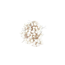  Glitteres drótos bogyó, fehér. Az ár egy darabra vonatkozik. dekorációs kellék