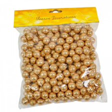  Glitteres hungarocell golyó arany 1,5cm 30g dekorációs kellék