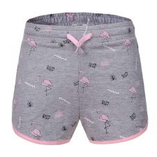 GLO STORY pamut nyári short Flamingó mintás 11 év (146 cm) gyerek nadrág
