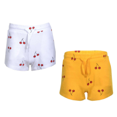 GLO STORY pamut nyári short szett/2db cseresznye mintás 14 év (164 cm)
