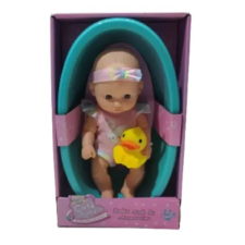 Global Express Far East Ltd. Játékbaba fürdőkádban - 25 cm baba