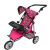 Global Express Far East Ltd. Pöttyös játék babakocsi - háromkerekű