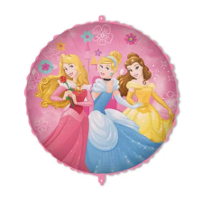Global Licence Srl 1 db 46 cm-es fóliás lufi DISNEY HERCEGNŐK party kellék
