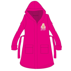Global Licence Srl Barbie kapucnis pamut köntös gyerekeknek - pink - 158-164