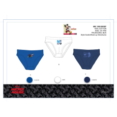 Global Licence Srl Disney Mickey egér kisfiú alsó - 3 darabos pamut alsó - -