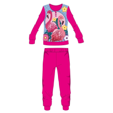Global Licence Srl Flamingó polár pizsama - téli vastag gyerek pizsama - pink - 128