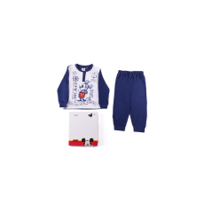 Global Licence Srl Hosszú vékony pamut gyerek pizsama - Mickey egér - 110 - sötétkék