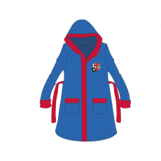 Global Licence Srl Pókember kapucnis pamut köntös gyerekeknek - középkék - 110-116