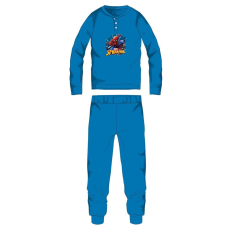 Global Licence Srl Pókember téli vastag gyerek pizsama - pamut flanel pizsama - világoskék - 116