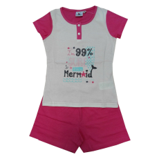 Global Licence Srl Rövid ujjú pamut gyerek pizsama - Evidence - rózsaszín - 116