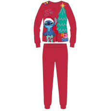Global Licence Srl Stitch vastag interlock karácsonyi pamut pizsama kisfiúknak - 164