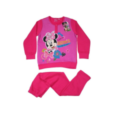 Global Licence Srl Téli flanel gyerek pizsama - Minnie egér - pink - 134