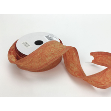 Global Licence Srl Törtmintás szalag - narancs dekorációs kellék