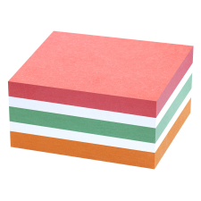 GLOBAL NOTES AMC AG Info Notes önt.jegyzettömb, 75x75mm, 2x400lap, pink mix jegyzettömb
