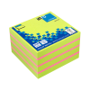 GLOBAL NOTES AMC AG Info Notes önt.jegyzettömb, 75x75mm, 450lap, brilliant zöld+pink mix