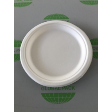 Globál Pack Cukornád fehér tányér 22,5 konyhai eszköz