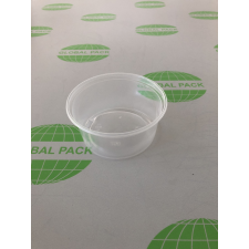 Globál Pack Hagner kerek doboz átlátszó 250 ml PP mikrózható papírárú, csomagoló és tárolóeszköz