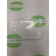 Globál Pack Import doboz TETŐ átlátszó 500-1000 ml PP mikrózható papírárú, csomagoló és tárolóeszköz