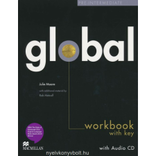GLOBAL PRE-INT WB+KEY+AUDIO CD nyelvkönyv, szótár