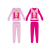 GlobalLicense Barbie téli vastag pamut pizsama kislányoknak - flanel - pink - 140