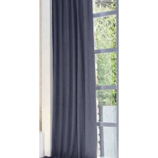 Globaltex Panama 53 szürke kész sötétítő-dekor függöny 160x140cm lakástextília