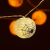 Globiz international Halloween-i lampion fényfüzér - pókos, fehér - 7,5 x 165 cm - 2 x AA elemes