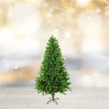 Globiz International Kft. Műfenyő - 120 cm - 3D lucfenyő - kétszínű - PVC (56485A) műfenyő