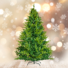 Globiz International Kft. Műfenyő - 210 cm - 3D lucfenyő - PE / PVC (56480D) műfenyő