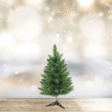 Globiz International Kft. Műfenyő - 60 cm - Nordmann - PVC - sötétzöld (56486A) műfenyő