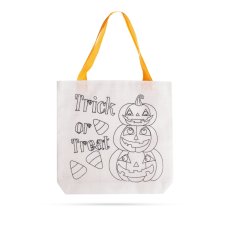 Globiz International Kft. Színezhető ajándéktáska - halloweeni tök - 4 filccel ajándéktasak