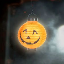 Globiz international Lampion - LED-es tök - 2 x AAA - 20 cm dekoráció