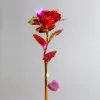Globiz international LED-es világító művirág dekoráció - rózsa - piros