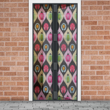 Globiz international Szúnyogháló függöny ajtóra -mágneses- 100 x 210 cm - bogaras szúnyogháló