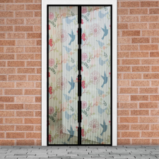 Globiz international Szúnyogháló függöny ajtóra -mágneses- 100 x 210 cm - madár mintás szúnyogháló