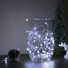 Globiz LED fényfüzér 5m 50 LED hidegfehér karácsonyfa izzósor