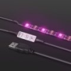 Globiz -USB csatlakozós színváltós RGB LED szalag szett vezérlővel, 100 cm