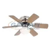 GLOBO 0307 Ugo Csillárventilátor , E27 , 60W , ház: króm, nikkel matt, üveg