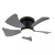 GLOBO 03609A HINES LED mennyezeti ventilátor 10W 230V IP20 1xLED fekete d=406 mm 750lm