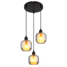 GLOBO 15754-3H XIA függeszték 25W 230V IP20 3xE27 fekete d=350 mm világítás