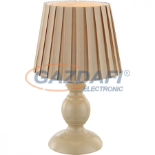 GLOBO 21690 METALIC Asztali lámpa , 40W , E14 , fém, műanyag, textil világítás